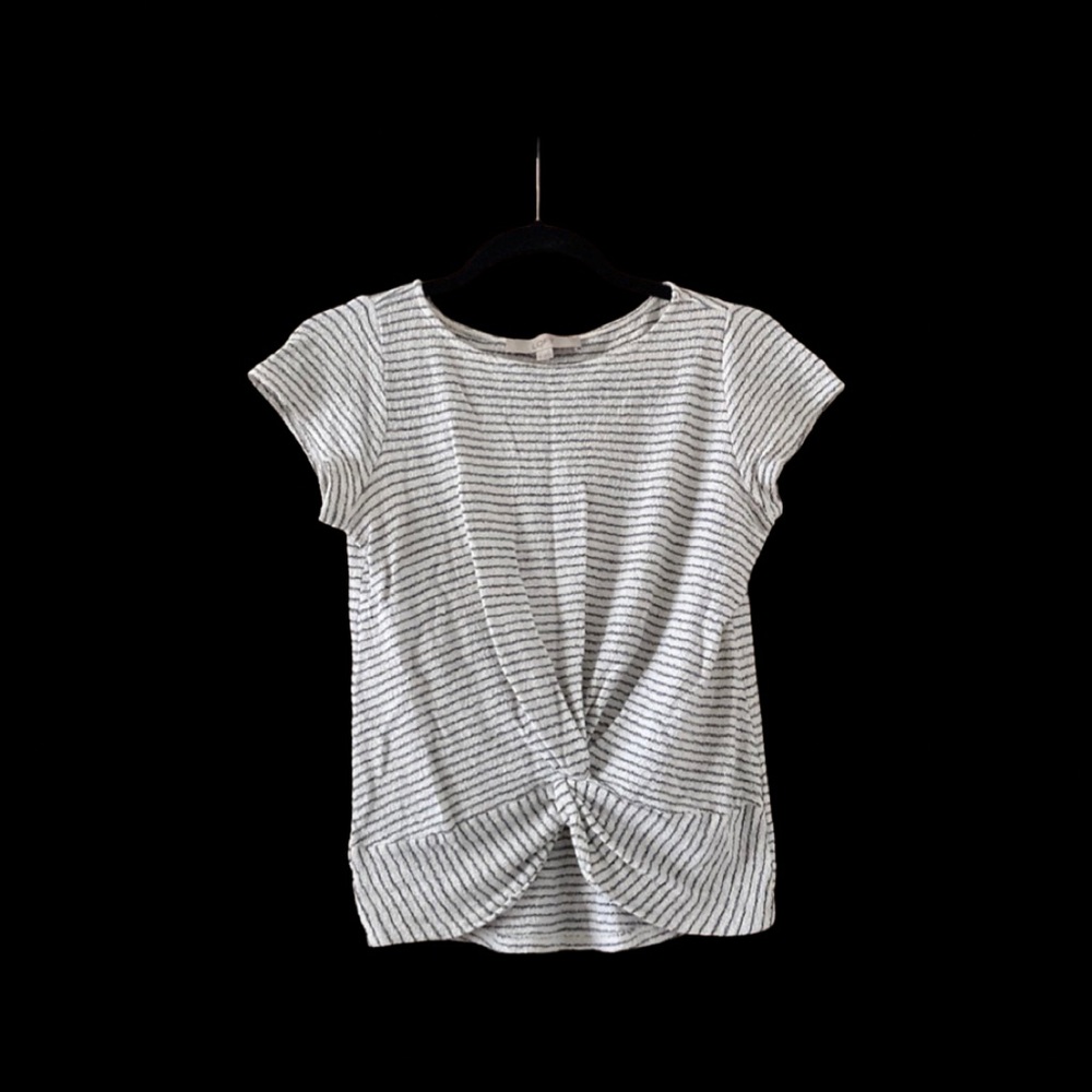 LOFT Striped Knit Top
